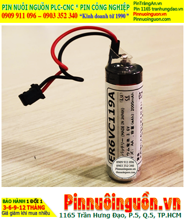 Pin ER6VC119A; Pin nuôi nguồn Mitsubishi ER6VC119A lithium 3.6v AA 2000mAh _Xuất xứ Nhật