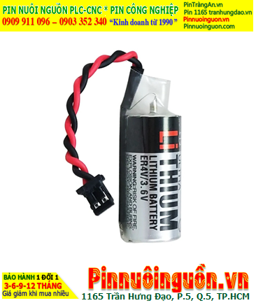 Toshiba ER4V; Pin nuôi nguồn PLC Toshiba ER4V lithium 3.6v 2/3AA 1200mAh chính hãng _Xuất xứ Nhật
