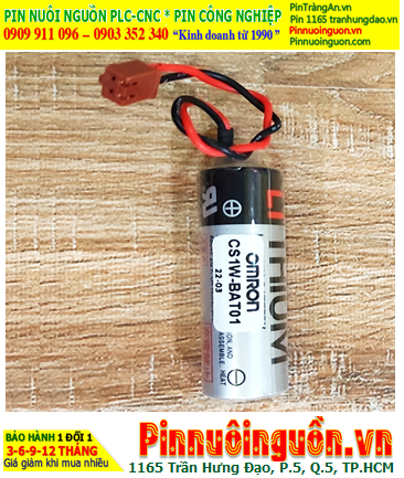 Toshiba ER17500V (Zắc Omron); Pin nuôi nguồn Omron CS1W-BAT01 lithium 3.6v 2700mAh _Xuất xứ Nhật