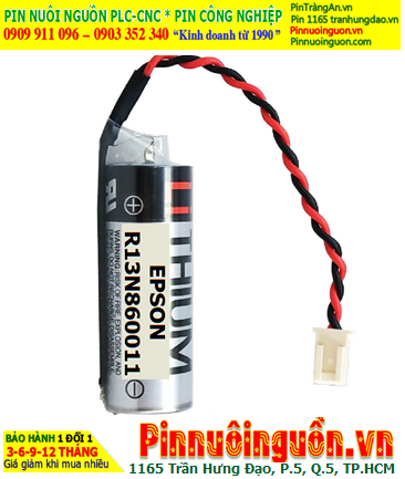 EPSON R13N860011, Pin nuôi nguồn PLC EPSON R13N860011 lithium 3.6v 2700mAh _Made in Japan