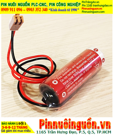 Maxell ER18/50 (Zắc NÂU PLC); Pin nuôi nguồn PLC Maxell ER18/50 3.6v 3650mAh Lithium Thionyl Chloride