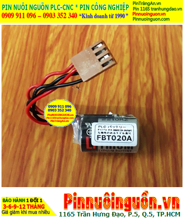 FUJI FBT020A; Pin nuôi nguồn FUJI FBT020A lithium 3.6v 1/2AA 1000mAh chính hãng _Xuất xứ Nhật