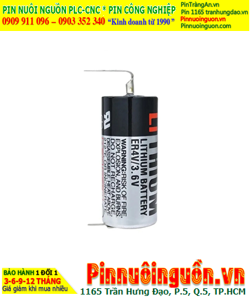 Pin Toshiba ER4V _Pin ER4V _Pin ER14335; Pin nuôi nguồn PLC Toshiba ER4V lithium 3.6v 2/3AA 1200mAh -Xuất xứ Nhật