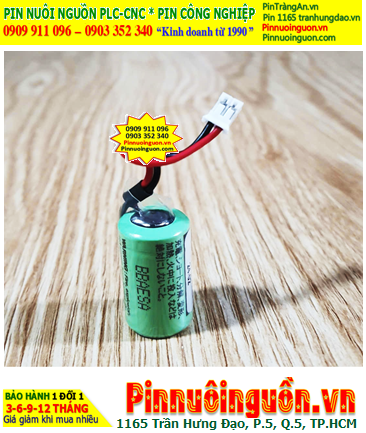 Sanyo CR14250SE; Pin nuôi nguồn PLC Sanyo CR14250SE lithium 3v 1/2AA 850mAh _Made in Japan