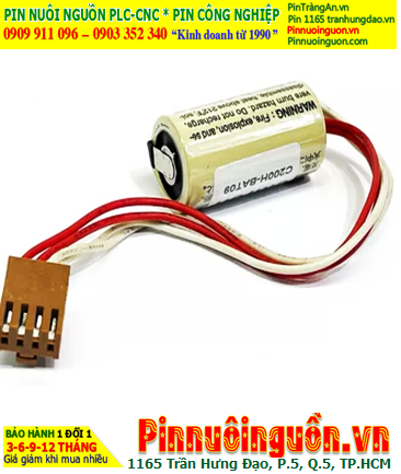 Sanyo CR17335SE (Zắc ZEA), Pin nuôi nguồn Sanyo CR17335SE lithium 3v 2/3A 1800mAh, Xuất xứ Nhật