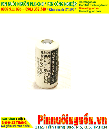 Sanyo CR14250SE; Pin nuôi nguồn PLC Sanyo CR14250SE lithium 3v 1/2AA 850mAh, Xuất xứ NHẬT