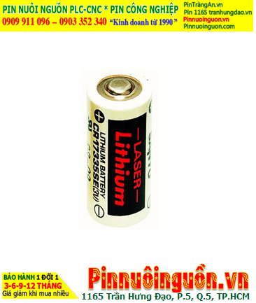 Sanyo CR17335SE, Pin nuôi nguồn Sanyo CR17335SE lithium 3v 2/3A 1800mAh, Xuất xứ Nhật