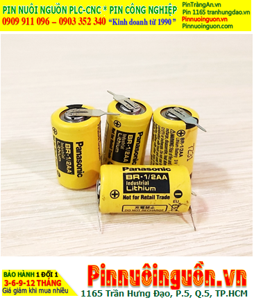 Panasonic BR-1/2AA (CR14250) ; Pin nuôi nguồn Panasonic BR-1/2AA lithium 3v 1000mAh _Xuất xứ Nhật