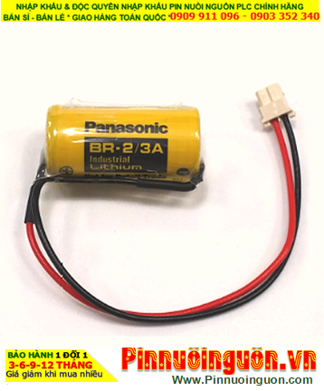 Panasonic BR-2/3A; Pin nuôi nguồn Panasonic BR-2/3A lithium 3v 2/3A 1200mAh chính hãng /Xuất xứ Nhật