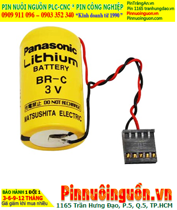 Panasonic BR-C (Zắc JEA 4holes); Pin nuôi nguồn Panasonic BR-C lithium 3v C 5000mAh, Xuất xứ Nhật