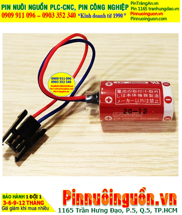 Maxell ER3 (ZẮC ĐEN); Pin nuôi nguồn PLC Maxell ER3 lithium 3.6v 1/2AA 1100mAh _Xuất xứ Nhật
