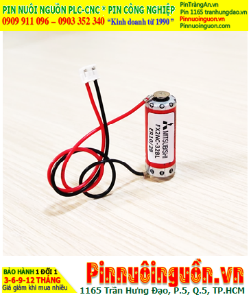 Mitsubishi FX2NC-32BL; Pin nuôi nguồn PLC Mitsubishi FX2NC-32BL 2/3AAA 450mAh _Made in Japan