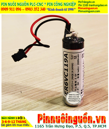 Pin ER6VC119A; Pin nuôi nguồn Mitsubishi ER6VC119A lithium 3.6v AA 2000mAh _Xuất xứ Nhật