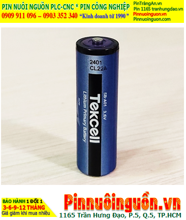 Tekcell SB-A01; Pin nuôi nguồn PLC Tekcell SB-A01 lithium 3.6v 3650mAh chính hãng, Xuất xứ Hàn Quốc