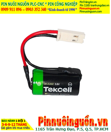 Tekcell SB-AA02; Pin nuôi nguồn PLC Tekcell SB-AA02 lithium 3.6v 1/2AA 1200mAh _Xuất xứ Hàn Quốc