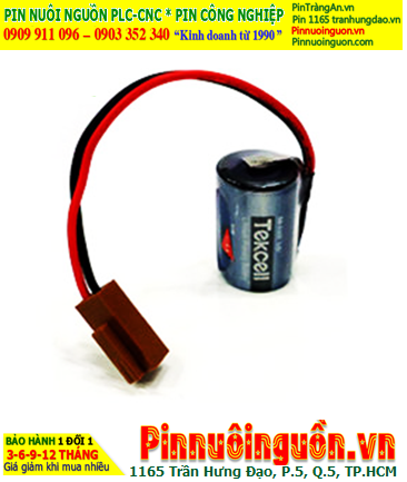 Tekcell SB-AA02; Pin nuôi nguồn PLC Tekcell SB-AA02 lithium 3.6v 1/2AA 1200mAh _Xuất xứ Hàn Quốc
