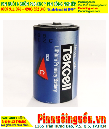 Tekcell SB-C02; Pin nuôi nguồn Tekcel SB-C02 lithium 3.6v 8500mAh _Xuất xứ Hàn Quốc