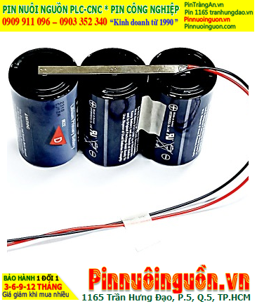 Tekcell SB-D02; Pin nuôi nguồn PLC Tekcell SB-D02 (4 viên ghép lại với nhau) lithium 3.6v 76 000mAh