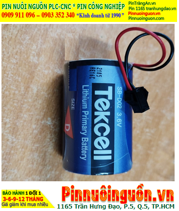 Tekcell SB-D02; Pin nuôi nguồn PLC Tekcell SB-D02 lithium 3.6v 19000mAh _Made in Korea