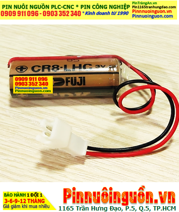 FUJI CR8.LHC, Pin nuôi nguồn FUJI CR8.LHC lithium 3v 4/5A 3000mAh chính hãng, Xuất xứ NHẬT