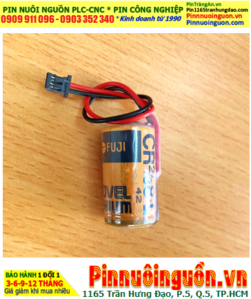 FUJI CR2/3 8.L; Pin nuôi nguồn FUJI CR2/3 8.L lithium 3v 2/3A 1900mAh chính hãng, Xuất xứ NHẬT