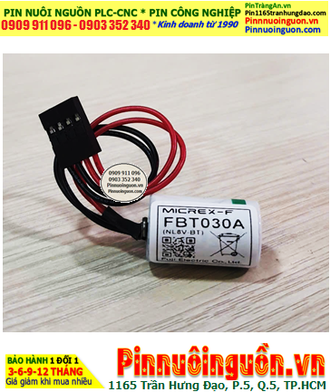 FUJI FBT030A ; Pin nuôi nguồn FUJI FBT030A lithium 3.6v 1/2AA 1000mAh chính hãng, Xuất xứ Nhật