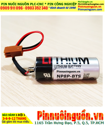 FUJI NP8P-BTS; Pin nuôi nguồn FUJI NP8P-BTS lithium 3.6v AA 2000mAh chính hãng, Xuất xứ NHẬT
