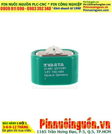 Pin sạc 3/V150H (3.6v-150mAh); Pin nuôi nguồn PLC Varta 3/V150H (3.6v-150mAh) _Made in Germany