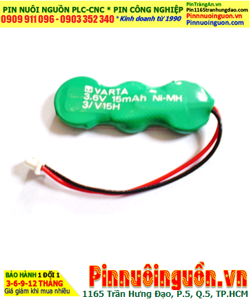 Pin 3/v15h(3.6V-15mAh); Pin sạc Varta 3/v15h(3.6V-15mAh); Pin nuôi nguồn PLC Varta 3/v15h(3.6V-15mAh)