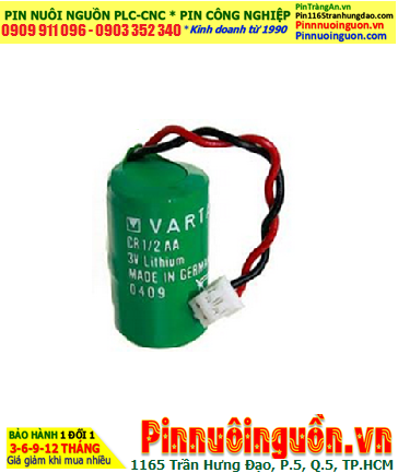 Pin Varta CR1/2AA _Pin CR1/2AA; Pin nuôi nguồn PLC Varta CR1/2AA 1/2AA 950mAh _Made in Germany