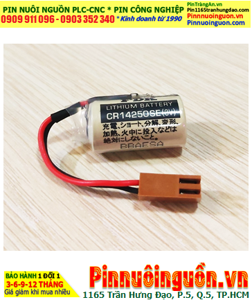 FDK CR14250SE (Zắc nâu JEA); Pin nuôi nguồn PLC FDK CR14250SE 1/2AA 850mAh, Xuất xứ NHẬT