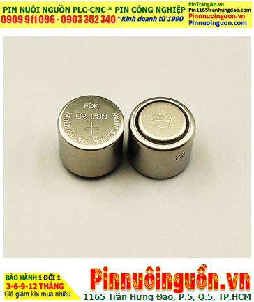 FDK CR1/3N, Pin nuôi nguồn PLC CR1/3N lithium 3v 160mAh chính hãng, Xuất xứ NHẬT