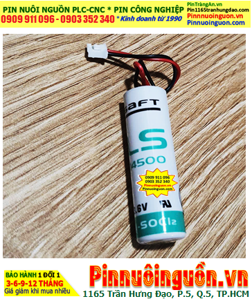 Saft LS14500 (Zắc PH2.0-2P); Pin nuôi nguồn PLC Saft LS14500 lithium 3.6v AA 2600mAh _Xuất xứ Pháp