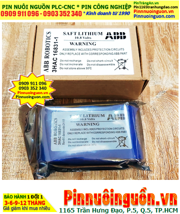 ABB 3HAC16831-1, Pin nuôi nguồn ABB 3HAC16831-1 lithium 10.8v 17 000mAh chính hãng _X.xứ Pháp