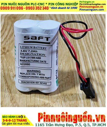 ABB 1S2PLS17500; Pin nuôi nguồn ABB 1S2PLS17500 lithium 3.6v 7200mAh chính hãng _Xuất xứ Pháp