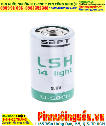 Saft LSH14 Light, Pin nuôi nguồn PLC Saft LSH14 Light Lithium 3.6v C 3600mAh (Xuất xứ Pháp)