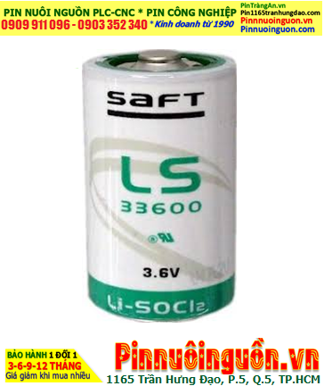 Pin LS33600 _Pin Saft LS33600 thay pin nuôi nguồn Allen Bradley 1770XO D 17000mAh 3.6v _Made in France
