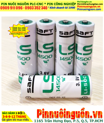 Saft LS14500 _Pin LS14500; Pin nuôi nguồn PLC Saft LS14500 lithium 3.6v AA 2600mAh _Xuất xứ Pháp