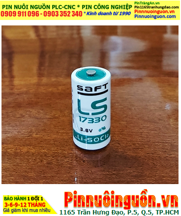 Saft LS17330 _Pin nuôi nguồn PLC Saft LS17330 lithium 3.6v 2/3A 1800mAh _Xuất xứ ANH (UK)