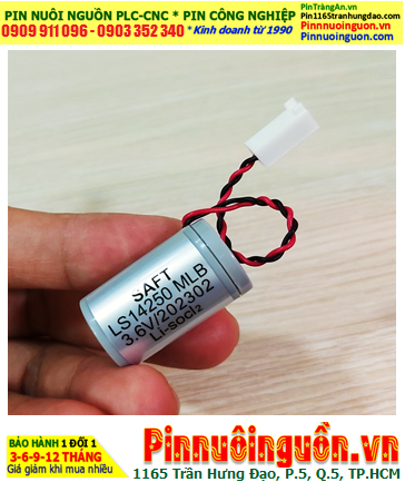 Saft LS14250MLB, Pin nuôi nguồn PLC Saft LS14250MLB lithium 3.6V 1/2AA 1200mAh chính hãng