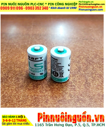 Pin Saft LS14250 _Pin LS14250; Pin nuôi nguồn PLC Saft LS14250 lithium 3.6v 1/2AA 1200mAh _Xuất xứ Pháp