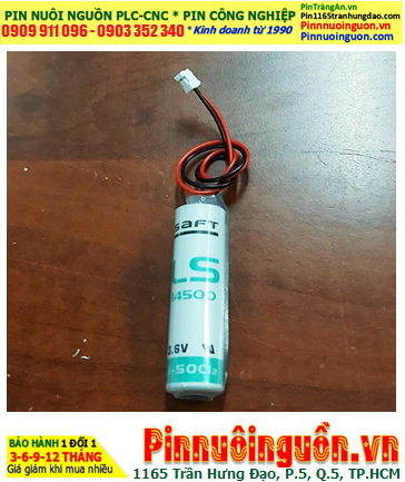 Saft LS14500 (Zắc PH2.0-2P); Pin nuôi nguồn PLC Saft LS14500 lithium 3.6v AA 2600mAh _Xuất xứ Pháp