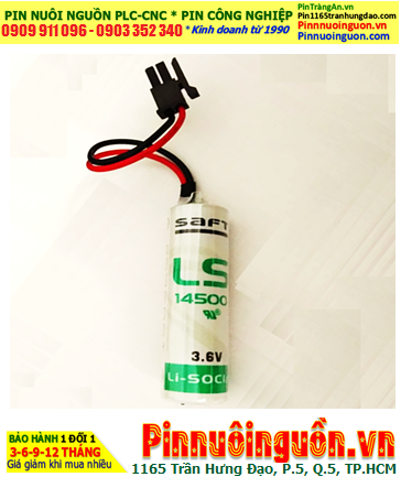 Saft LS14500 _Pin LS14500; Pin nuôi nguồn PLC Saft LS14500 lithium 3.6v AA 2600mAh _Xuất xứ Pháp