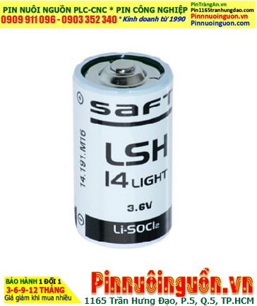 Saft LSH14 Light, Pin nuôi nguồn PLC Saft LSH14 Light Lithium 3.6v C 3600mAh (Xuất xứ Pháp)