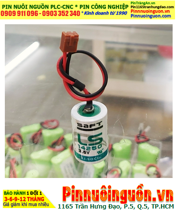 Pin LS14250 _Pin Saft LS14250; Pin nuôi nguồn PLC Saft LS14250 3.6v 1/2AA 1200mAh _Made in France