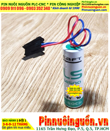 Saft LS14500 (Zắc Mitsu); Pin nuôi nguồn PLC Saft LS14500 lithium 3.6v AA 2600mAh _Xuất xứ Pháp