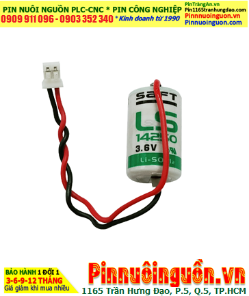 Pin Saft LS14250 _Pin LS14250; Pin nuôi nguồn PLC Saft LS14250 lithium 3.6v 1/2AA 1200mAh _Xuất xứ Pháp