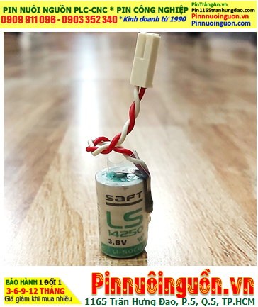 Pin Saft LS14250 _Pin LS14250; Pin nuôi nguồn PLC Saft LS14250 lithium 3.6v 1/2AA 1200mAh _Xuất xứ Pháp