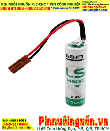 Pin Saft LS14500 _Pin LS14500; Pin nuôi nguồn PLC Saft LS14500 lithium 3.6v AA 2600mAh _Xuất xứ Pháp