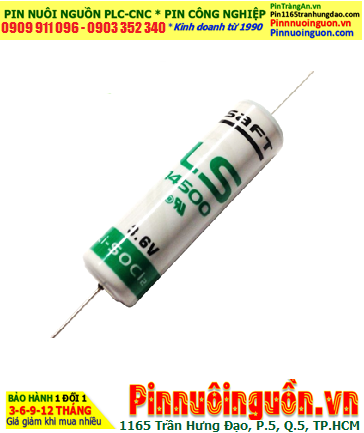 Pin Saft LS14500 _Pin LS14500; Pin nuôi nguồn PLC Saft LS14500 lithium 3.6v AA 2600mAh _Xuất xứ Pháp